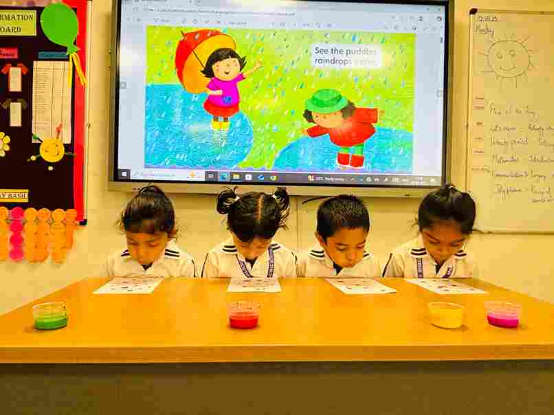Blow Painting Activity